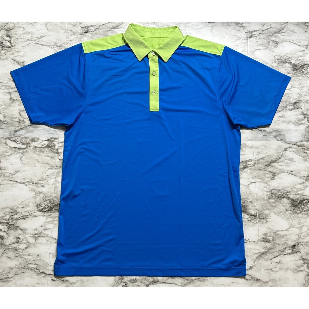 Betenly Golf Polo Men's Shirt Size M‎ Blue Green Short Sleeve Embroidered Logo